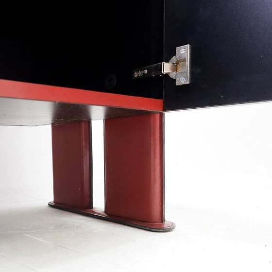 Image 1 of Credenza in pelle del marchio brasiliano De Couro - anni '80