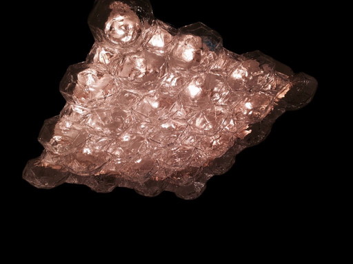 1 sur 3 Énorme plafonnier en verre de Murano attribué à Gio Ponti, années 1960