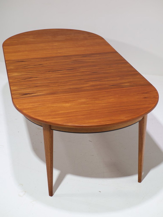 Image 1 of Extendable dining table Omann Jun 55 teak vintage Danish