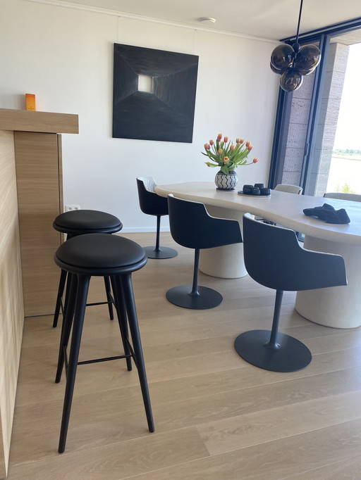 2x Mater Barstool 74cm High