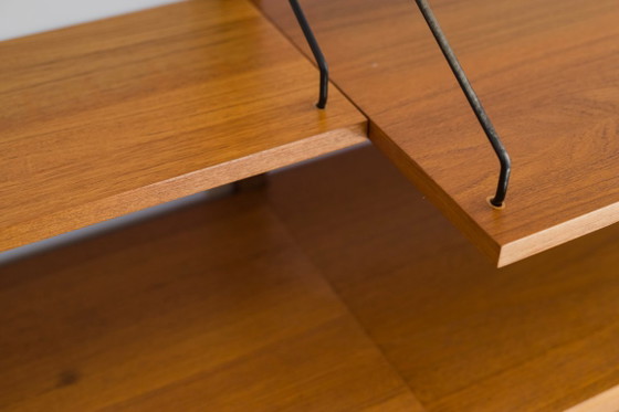 Image 1 of Modulair wandplankensysteem van Poul Cadovius voor Cado, jaren 60.