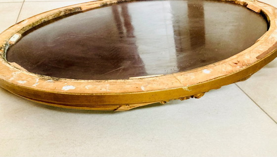 Image 1 of Antieke ovale spiegel