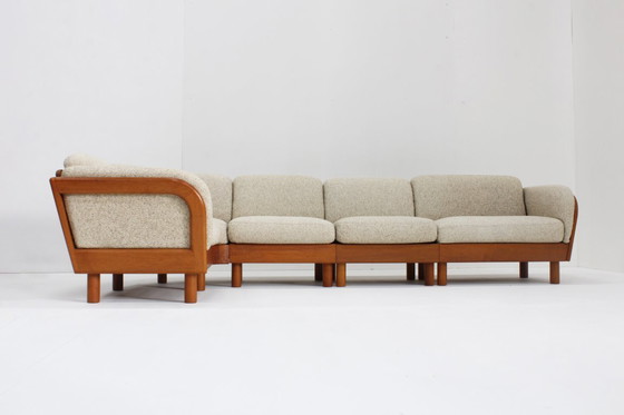 Image 1 of Vintage Deense Mid century sofa massief teak Olsen Laursen jaren 60