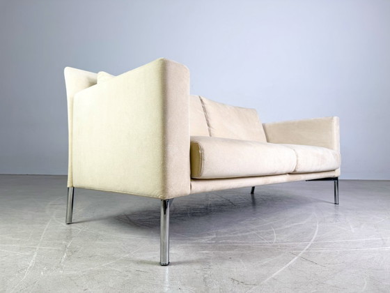 Image 1 of Original Walter Knoll sofa Jason 391 suede beige design