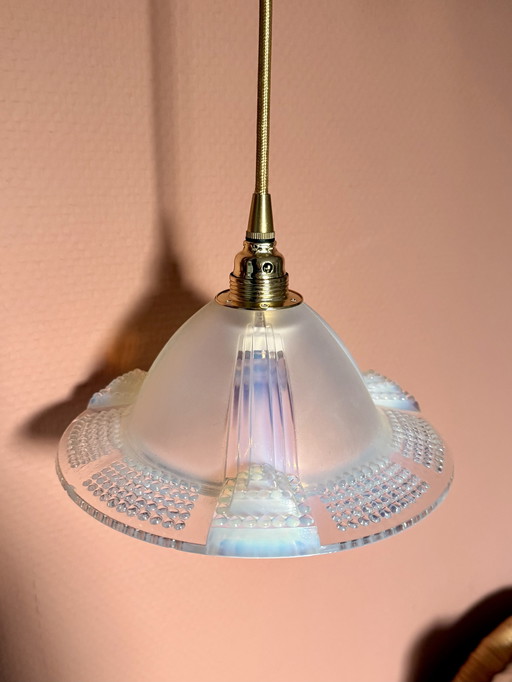 Art Deco holophane lamp