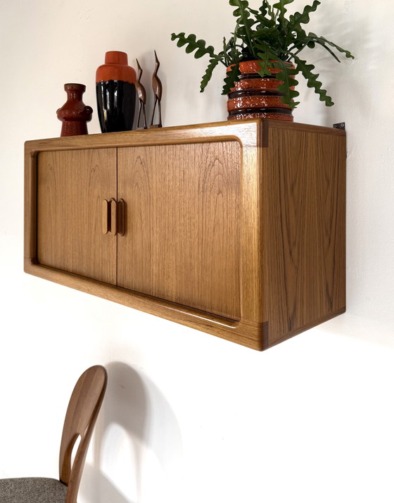 Image 1 of Vintage floating Danish wall cabinet, Dyrlund ‘80