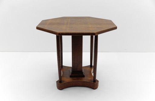 Art Deco wooden table, Germany, 1940s