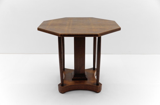 Image 1 of Art Deco Wooden Table, Germany, 1940s