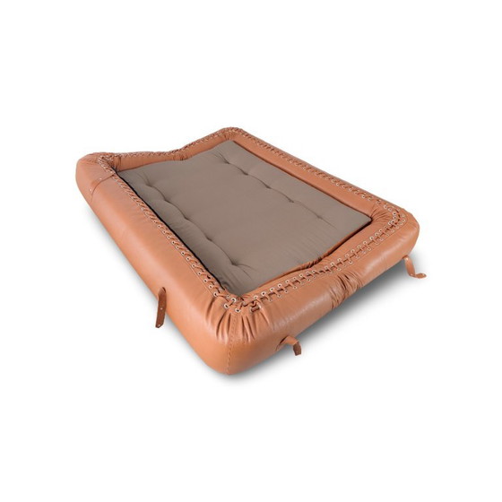 Anfibio Canapé Collezioni Allessandro Becchi Cuir Nouveau Revêtement Cognac – Canapés 3 places, Leather (photo 10 of 14)
