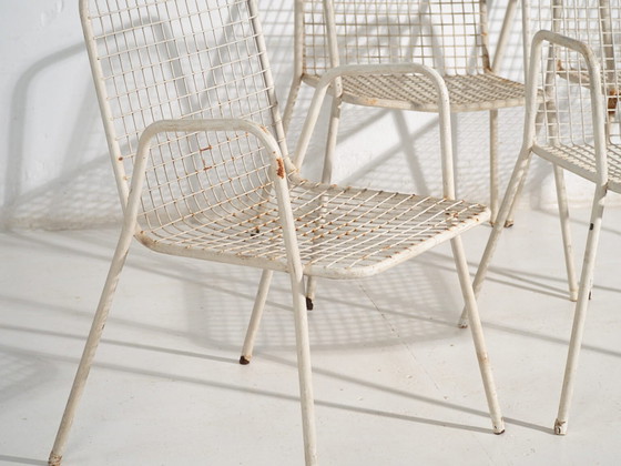 Antique outdoor chairs with armrests (c.1920). Set of 4 pieces #4 – Garden chairs, Iron (photo 19 of 40)