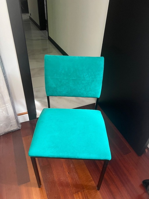 Sedia di design in pelle scamosciata KFF