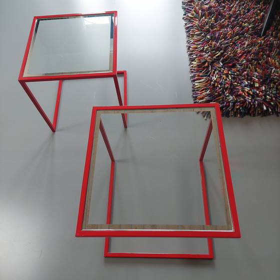 Image 1 of Set of 2 80s side tables