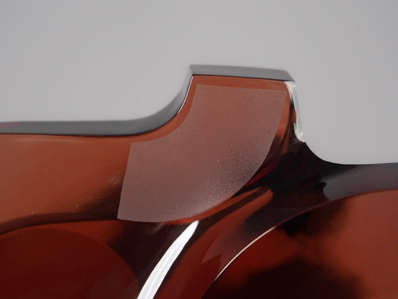 Escultura geométrica abstracta en vidrio, Países Bajos, década de 1980. – Arte en vidrio, Glass (photo 8 of 8)