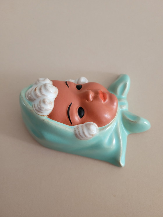 Image 1 of Maschera per bacchette in terracotta