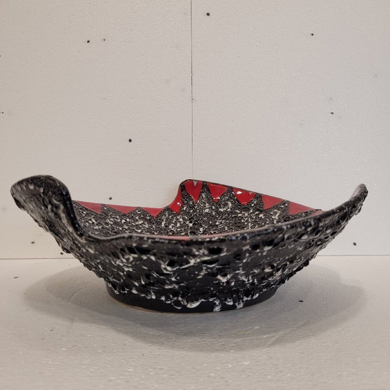 Image 1 of Volcanic centerpiece, Vallauris ceramics, Marius Musarra, Mabyjo's, 60's - France