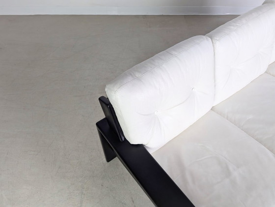 Image 1 of Original Asko Finland Sofa Couch Esko Pajamaes Three-Seater Leather