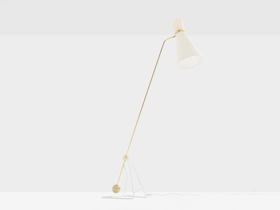 Image 1 of Pierre Guariche G2 balancier Messing Metall Stehlampe 1951