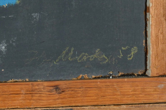 Image 1 of Kubistische Malerei - Inspiriert von Pablo Picasso Harlekin