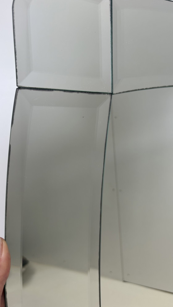 Image 1 of Ikea design Bjoa mirror faceted edges organic shape