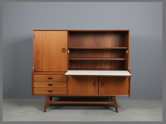 Credenza Louis van Teeffelen Combi n. 105 per WéBé – anni '60 – Credenze alte, Wood (photo 4 of 8)