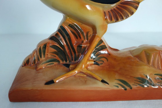 Image 1 of Superb royal pheasant by C. Lemanceau (Saint Clément) circa 1930