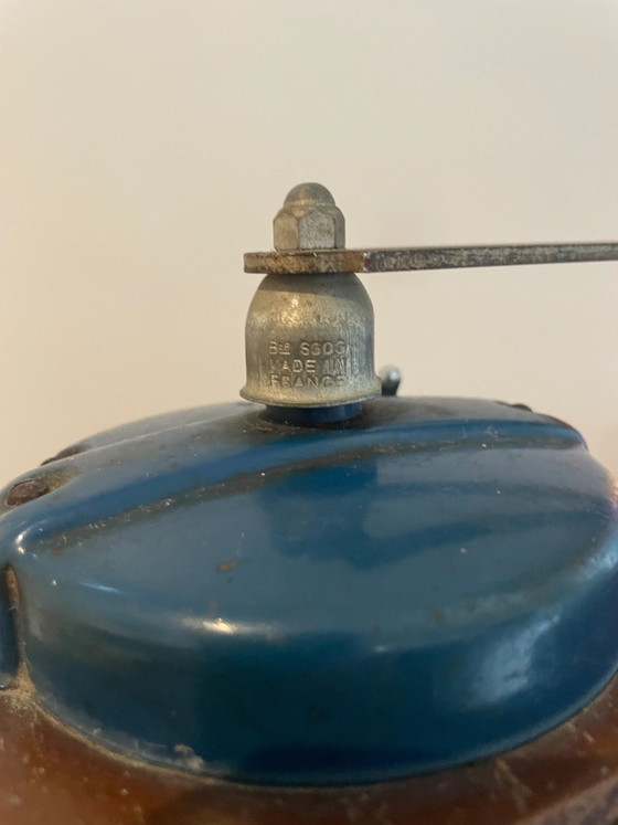 Vintage blue Peugeot coffee grinder – Kitchen accessories (photo 4 of 4)