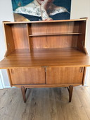 secrétaire vintage milieu du siècle