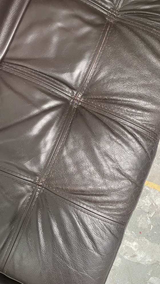 Montel leren bank – Bankstel, Leather, Metal (photo 5 of 6)
