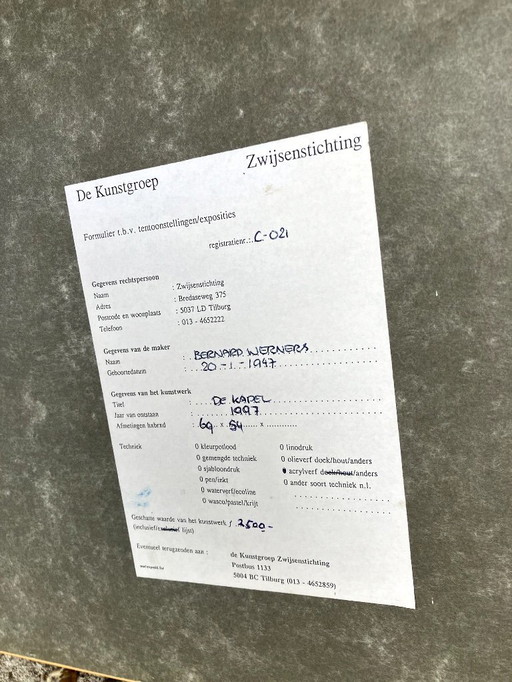 Pintura Bernard Werners 1947