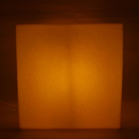 Image 1 of Heico Vintage Cube Lamp - Yellow (1980, Allemagne)
