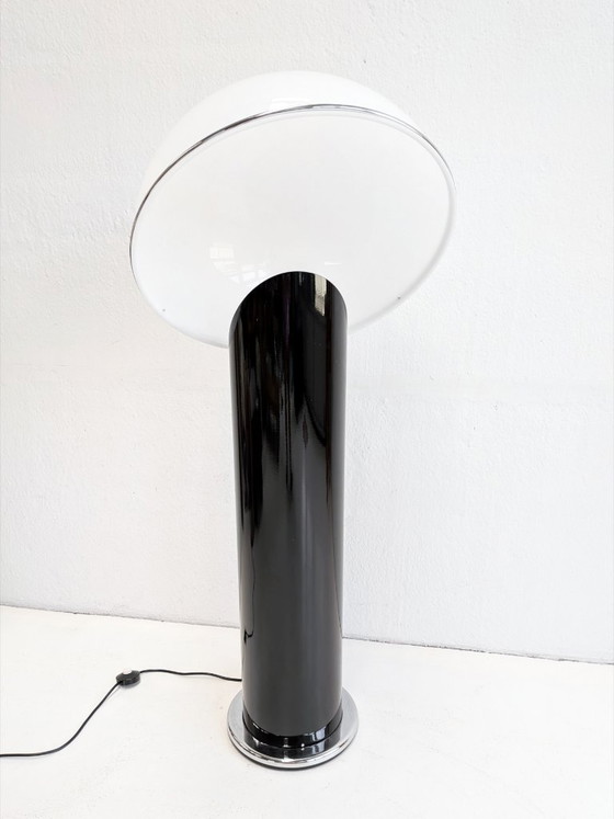 Lampada da terra 'Ciot' nera di Ennio Chiggio per Lumenform anni '70 – Lampade da terra, Poliestere (photo 2 of 14)