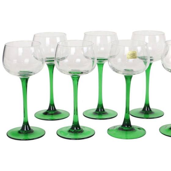 Image 1 of Set Van 14 Vintage Luminarc Wijnglazen