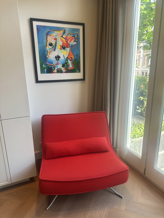 Image 1 of Silla de muñecas Ligne Roset roja