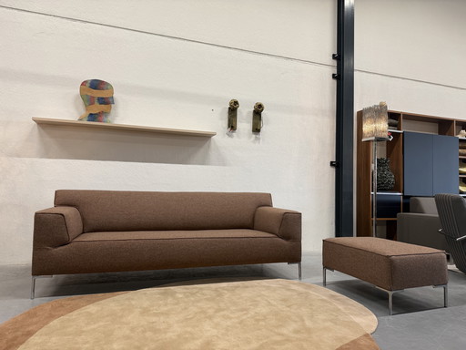 Design on Stock Bloq 3-Sitzer-Sofa mit Hocker Amdal 580