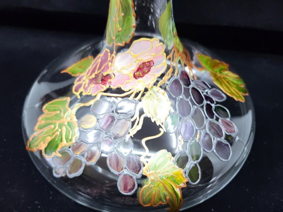 Image 1 of Weinservice Cristal d'Arques Frankreich handbemalt set of 3