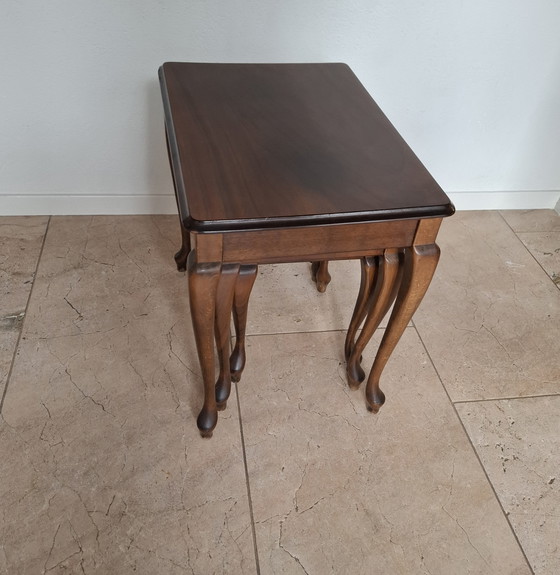 Image 1 of Mimiset - Tavolini laterali in mogano