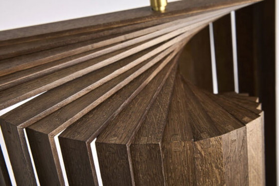 Image 1 of FRAMES, gerookt eikenhout, kunstobject, NORR11, sculptuur, Deens design