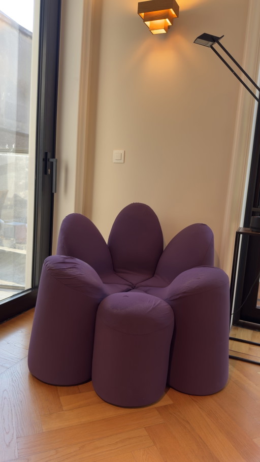Chaise violette Mayflower Roche Bobois – fauteuils, Textile