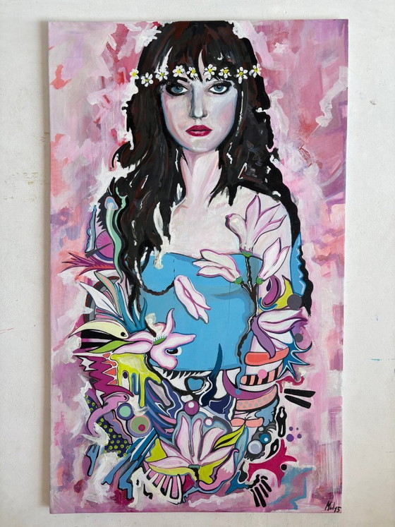Image 1 of Maddalena FANFANI - Madame Magnolia - Artist canvas