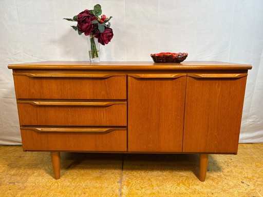 Mid-Century Retro Vintage Teak Sideboard by Sakol 1960  Danish Design Influence • British Craftsmanship • Timeless Storage  