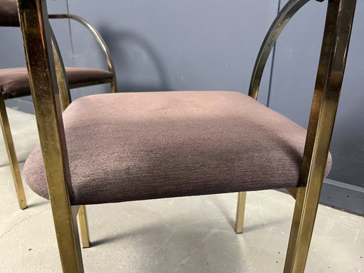 Chaises d'appoint postmodernes de Belgochrom, 1980