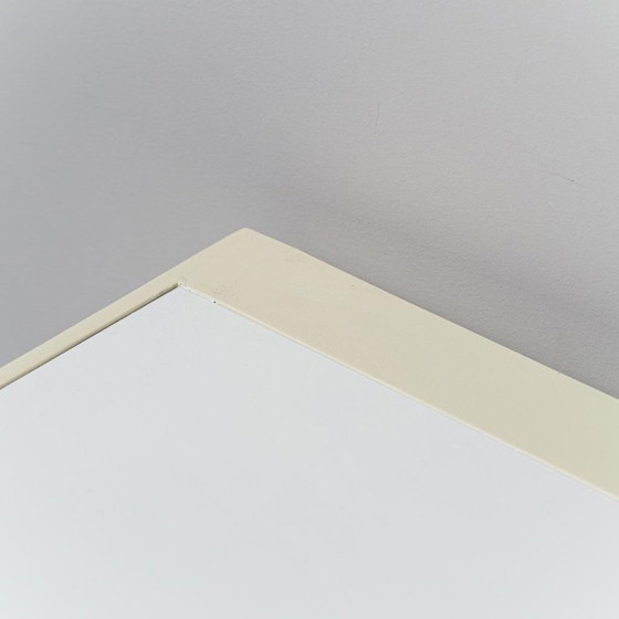 Image 1 of  CREDENZA MOBILE IN LEGNO BIANCO METALLO ANNI '60 VINTAGE MODERNO ANTICO