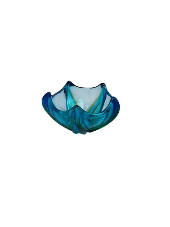 Image 1 of Blue Murano glass bowl