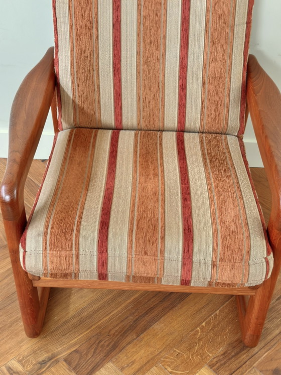 Poltrona vintage di design danese EMC in legno di teak, anni '50/'60/'70 – Poltrone, Wood, Textile (photo 8 of 15)