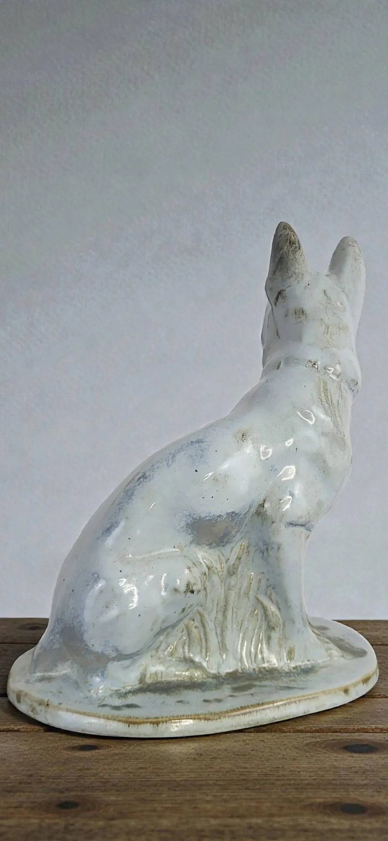 Earthenware Dog, Moulin Des Loups Orchies, Art Deco – Decorative Objects (photo 5 of 9)