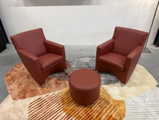 Image 1 of 2 Leolux Dolcinea Fauteuil Senso terracotta 