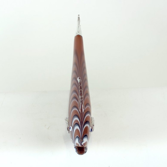 Grande pesce in vetro soffiato a mano, Cecoslovacchia, anni '60 – Sculture, Glass (photo 3 of 8)