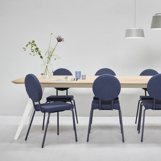 Image 1 of Table à manger Fold de Bas Vellekoop pour Puik Design, cadre blanc