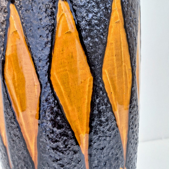 Image 1 of Vaso di lava grassa Scheurich Germania occidentale anni '70