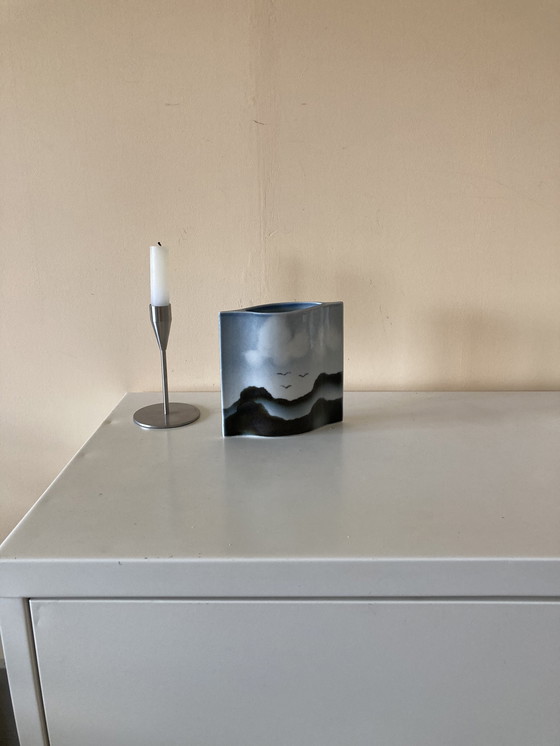Image 1 of Vintage vase by Yves Mohy for Virebent
